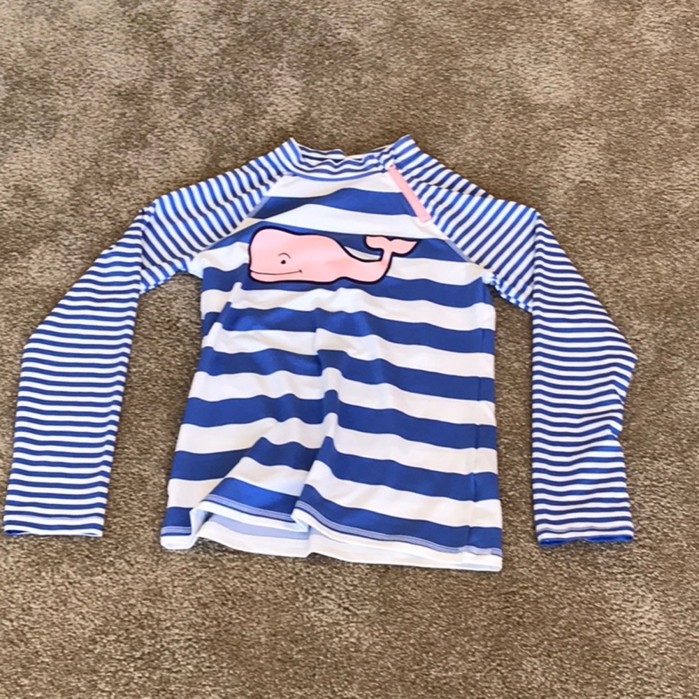Vineyard vines swim shirt.